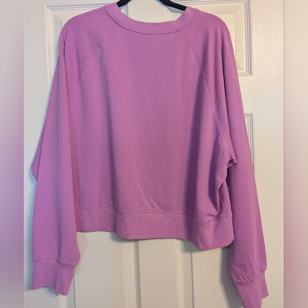 All in Motion Purple Health & Wellness Sweatshirt NWOT - Picture 2 of 5